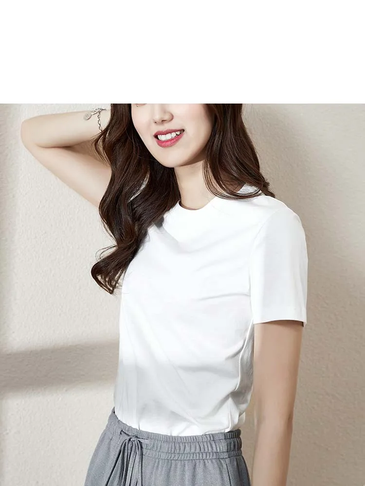 Summer 2021 New Short-sleeved T-shirt Women's Multi-color Pure Cotton Short Loose Thin Cotton Casual Heavy Industry Top
Summer 2021 New Short-sleeved T-shirt Women's Multi-color Pure Cotton Short Loose Thin Cotton Casual Heavy Industry Top