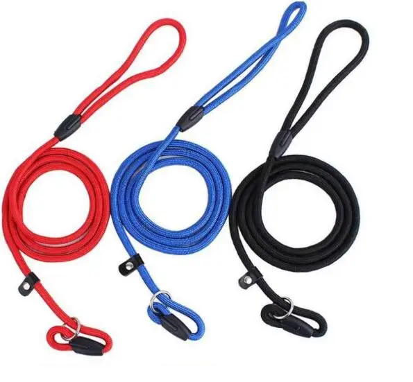Nylon Rope Dog whisperer Cesar Millan style Slip Training Leash Lead and Collar Red Blue Black Colors
Nylon Rope Dog whisperer Cesar Millan style Slip Training Leash Lead and Collar Red Blue Black Colors