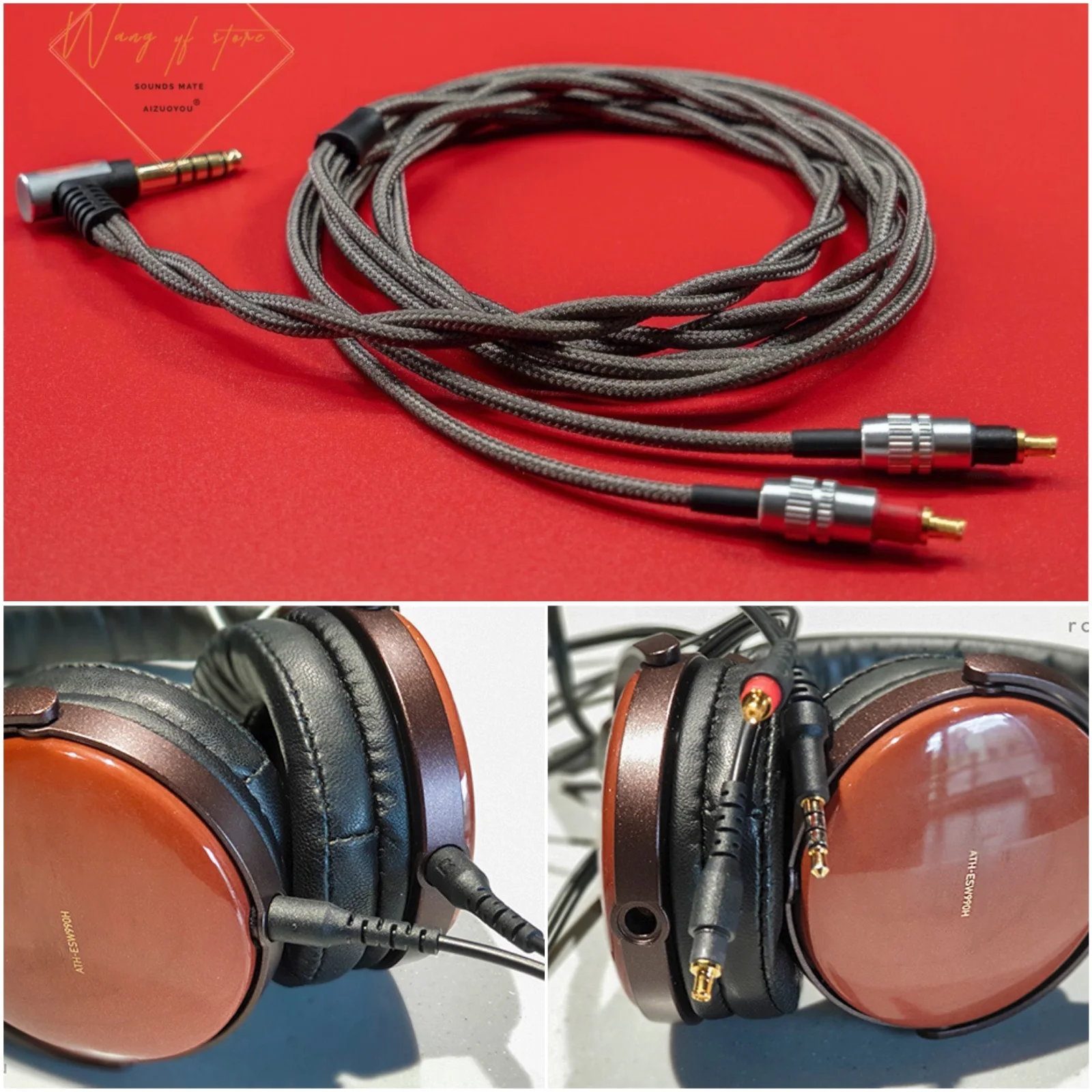 6N Occ Hifi сбалансированный кабель провод для наушников AudioTechnica ATH-ESW990H ES770H 2,5 мм 4,4 мм сбалансированный стерео разъем 3,5 мм
6N Occ Hifi сбалансированный кабель провод для наушников AudioTechnica ATH-ESW990H ES770H 2,5 мм 4,4 мм сбалансированный стерео разъем 3,5 мм
