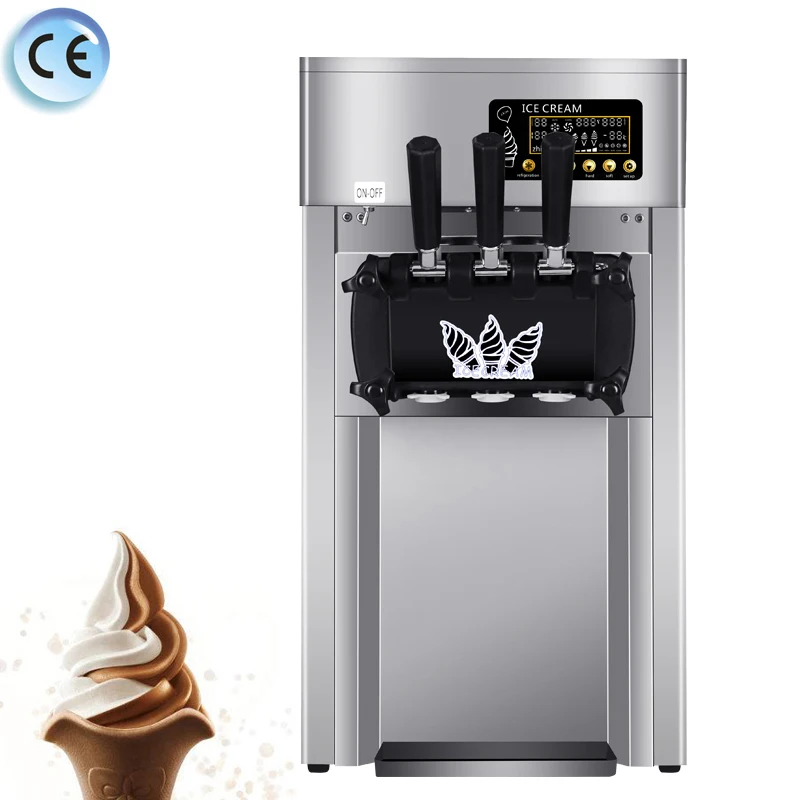 1200W Table Top Mini Soft Serve Ice Cream Making Machine 3 Flavors commercial Ice Cream Maker
1200W Table Top Mini Soft Serve Ice Cream Making Machine 3 Flavors commercial Ice Cream Maker