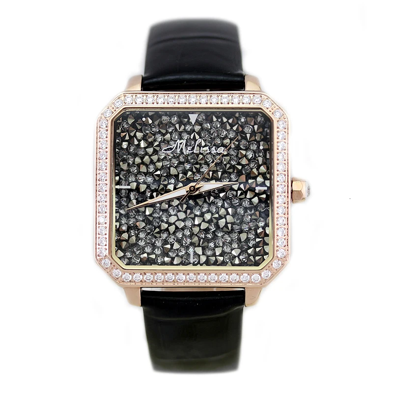Melissa Women's Luxury Japan MIYOTA Quartz Watch Austria Crystal Full Rhinestone Waterproof Sapphire Dial F12118 Fashion Clock
Melissa Women's Luxury Japan MIYOTA Quartz Watch Austria Crystal Full Rhinestone Waterproof Sapphire Dial F12118 Fashion Clock