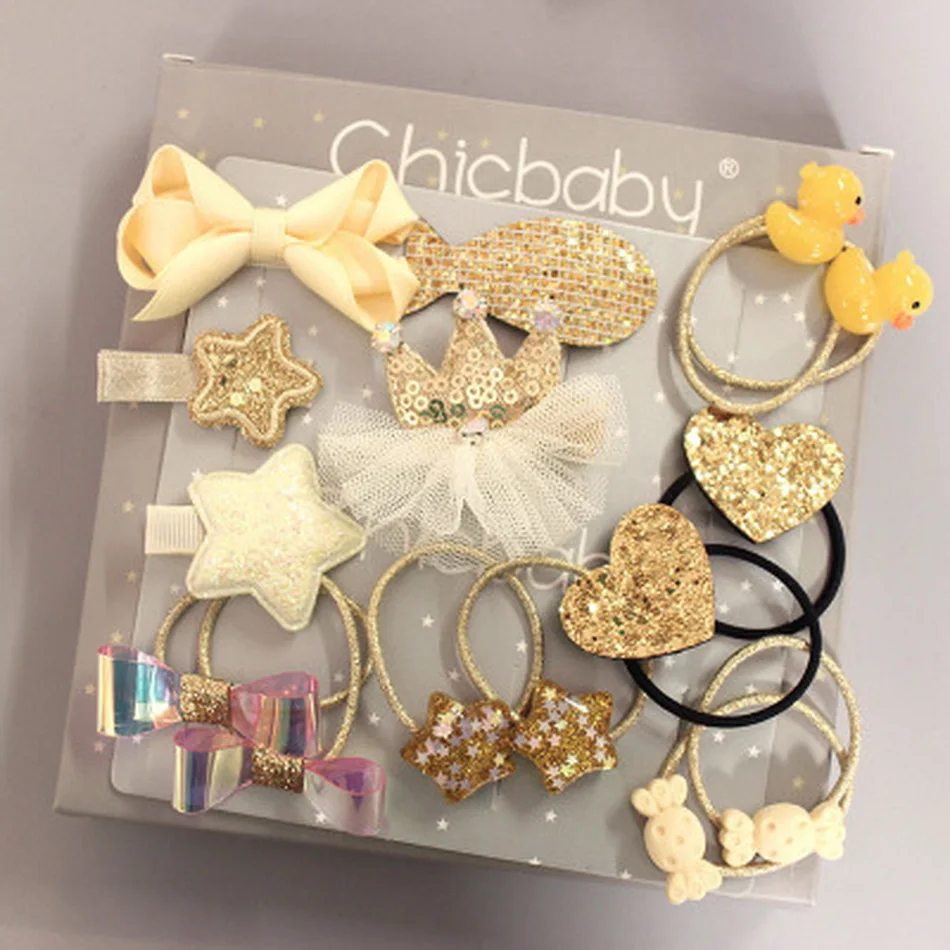 15pcs/set Korea Cute Unicorn Sequins Hair Clips And Hair Bands For Baby Girls Kid Bows Hairclip Crown Barrettes Birthday Gift
15pcs/set Korea Cute Unicorn Sequins Hair Clips And Hair Bands For Baby Girls Kid Bows Hairclip Crown Barrettes Birthday Gift