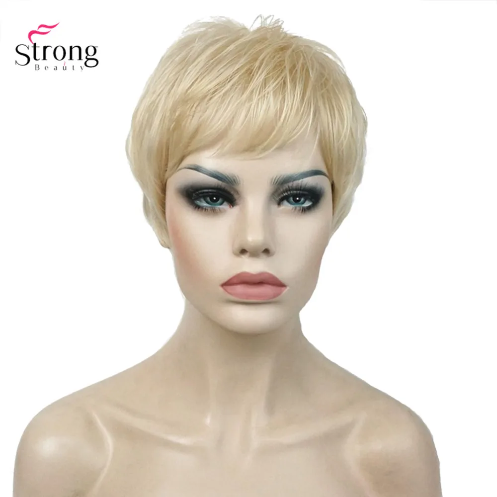 StrongBeauty Blonde Wig Very Short Straight Hairstyles Hair Women's Synthetic Wigs
StrongBeauty Blonde Wig Very Short Straight Hairstyles Hair Women's Synthetic Wigs