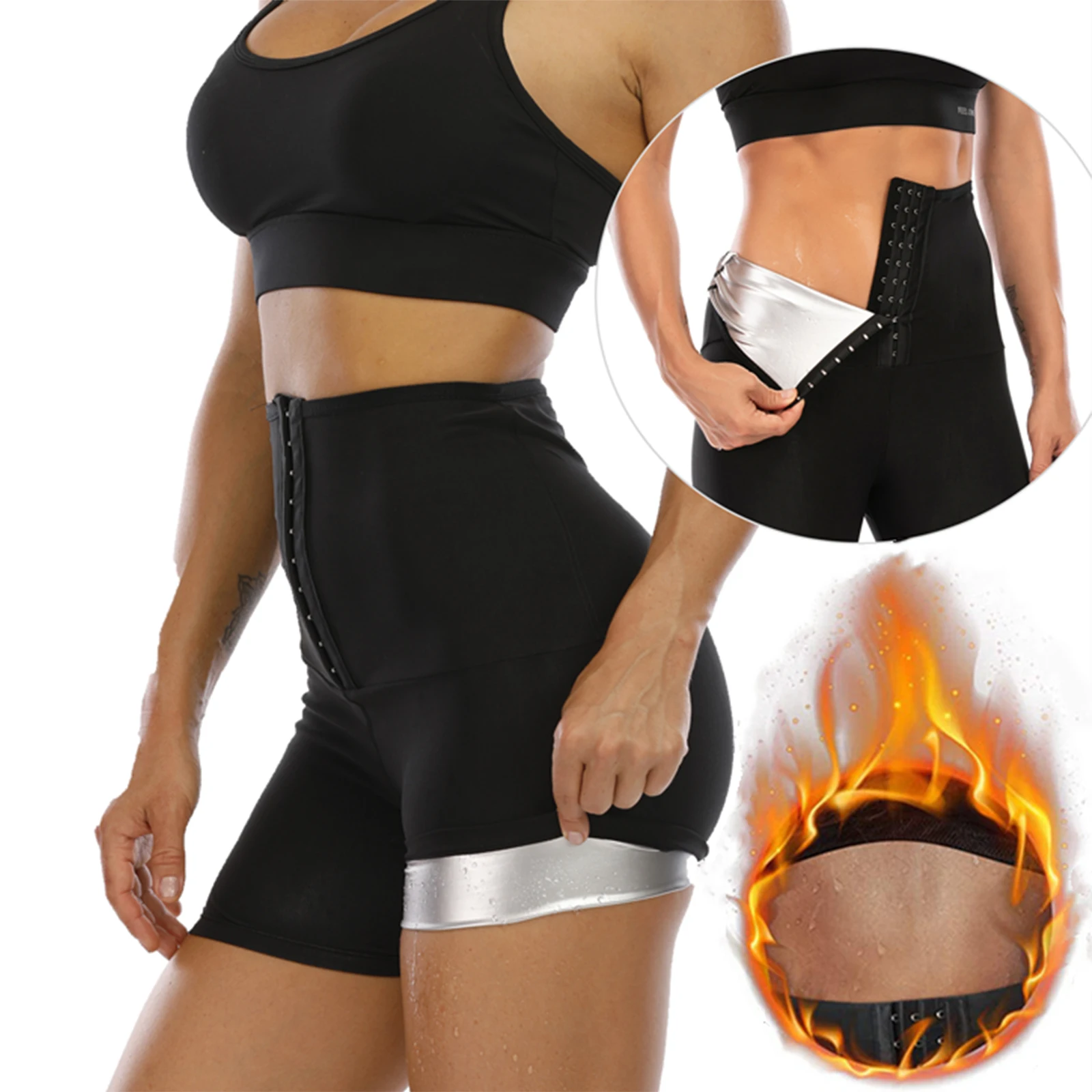 Sweat Pants Workout Fitness Slimming Sauna Shorts Sports Capris Body Shaper
Sweat Pants Workout Fitness Slimming Sauna Shorts Sports Capris Body Shaper