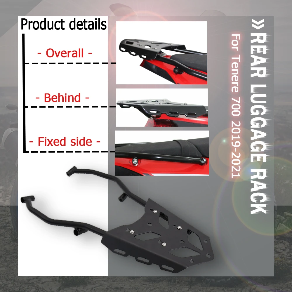 2019 2020 NEW For Yamaha TENERE 700 Tenere 700 Motorcycle Rear Luggage Rack Cargo Holder Shelf Bracket Rear Armrest Trunk Stand
2019 2020 NEW For Yamaha TENERE 700 Tenere 700 Motorcycle Rear Luggage Rack Cargo Holder Shelf Bracket Rear Armrest Trunk Stand