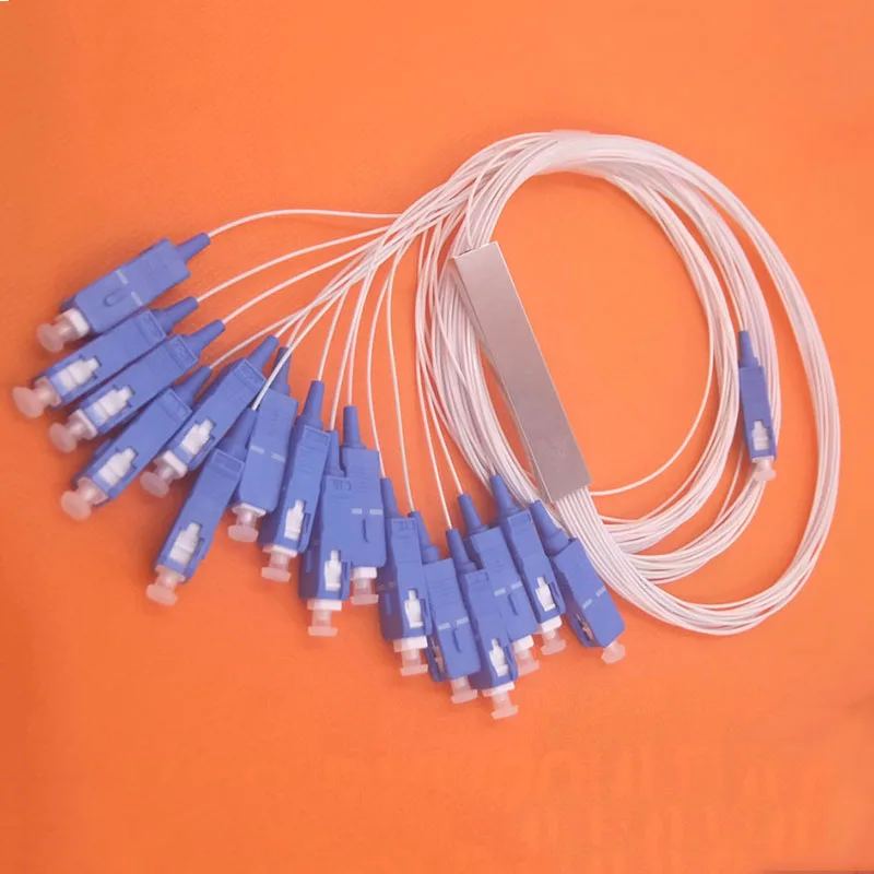 10PCS New SC/UPC Single Mode 0.9mm Optic Fiber Connector 1:16 Optic Fiber Splitter PLC Micro Steel tube splitter Wholesale
10PCS New SC/UPC Single Mode 0.9mm Optic Fiber Connector 1:16 Optic Fiber Splitter PLC Micro Steel tube splitter Wholesale