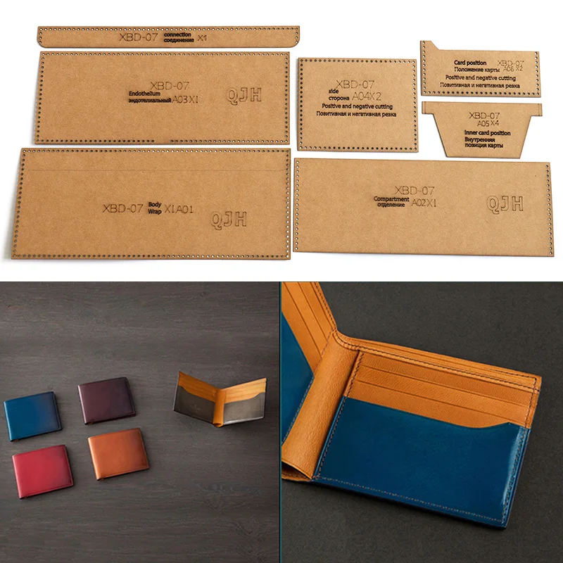 1Set DIY Kraft Paper Template New Practical Men's Short Wallet Wallet Leather Craft Pattern DIY Stencil Sewing Pattern 11*9.5cm
1Set DIY Kraft Paper Template New Practical Men's Short Wallet Wallet Leather Craft Pattern DIY Stencil Sewing Pattern 11*9.5cm