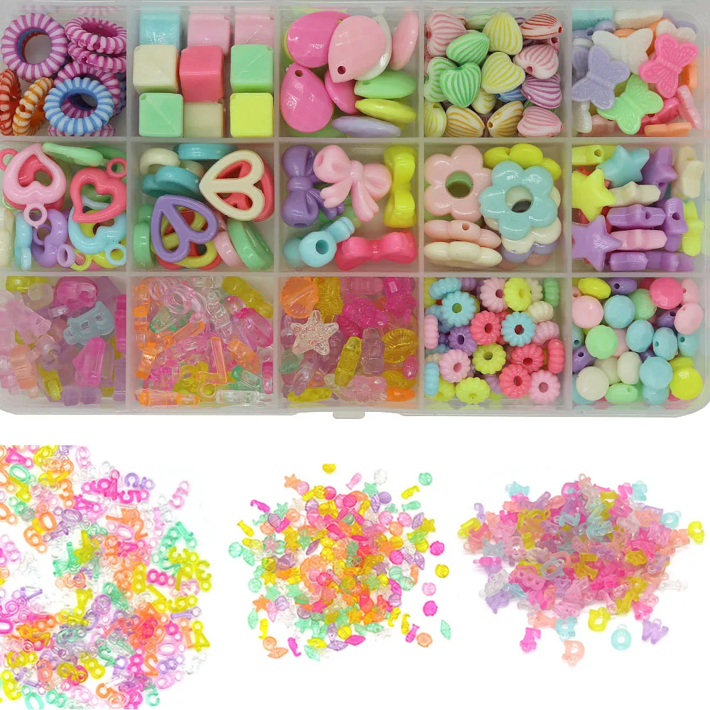 15 Grid Mixed Colorful Glass Acrylic Beads Kits Children Beads Kit Box Set DIY Handmade Bead Toy Necklace Bracelet Accessories
15 Grid Mixed Colorful Glass Acrylic Beads Kits Children Beads Kit Box Set DIY Handmade Bead Toy Necklace Bracelet Accessories
