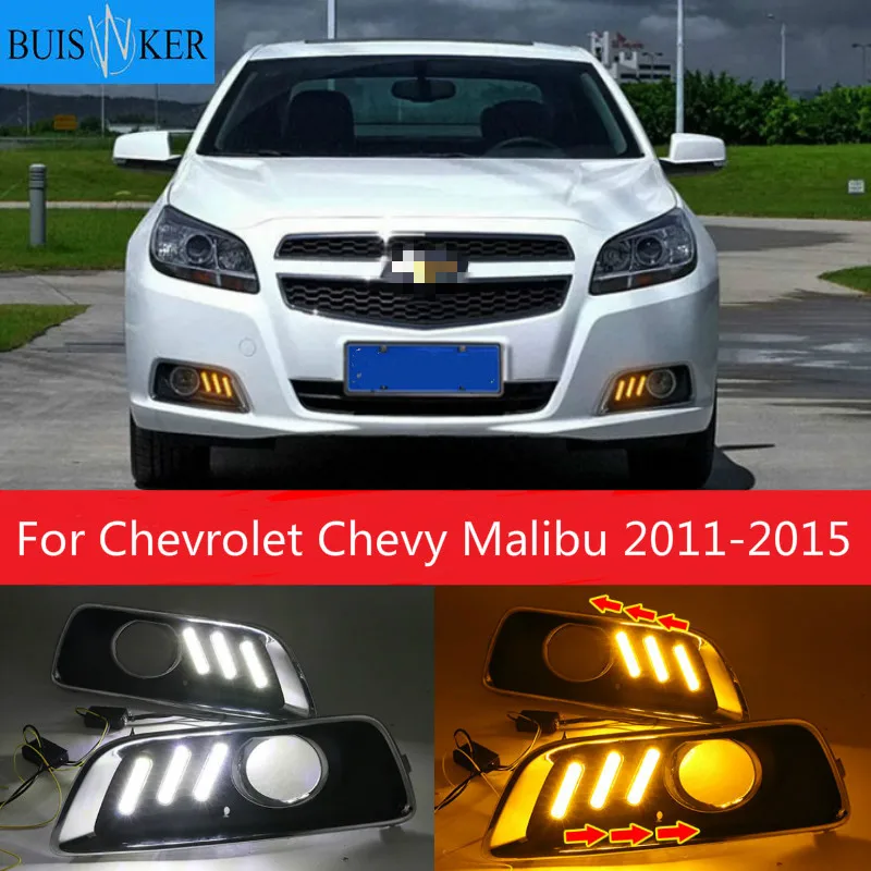 2PCS For Chevrolet Chevy Malibu 2011-2015 Driving DRL with turn signal Daytime Running Light fog lamp Relay Daylight car styling
2PCS For Chevrolet Chevy Malibu 2011-2015 Driving DRL with turn signal Daytime Running Light fog lamp Relay Daylight car styling