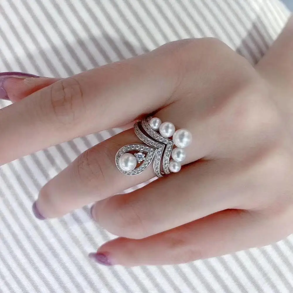 925 Sterling Silver Adjustable Free Size Ring Settings Findings Mountings Parts for Pearl Corals Jade Crystal, 5pcs/lot
925 Sterling Silver Adjustable Free Size Ring Settings Findings Mountings Parts for Pearl Corals Jade Crystal, 5pcs/lot