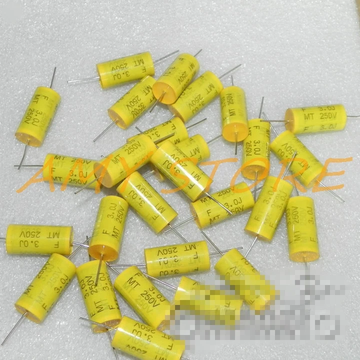 20pcs MT DC 250V 3.0J 3uf 5% Tolerance Through Hole Mount Axial Lead Polyster Tape Metallized Film Capacitor for audio system
20pcs MT DC 250V 3.0J 3uf 5% Tolerance Through Hole Mount Axial Lead Polyster Tape Metallized Film Capacitor for audio system