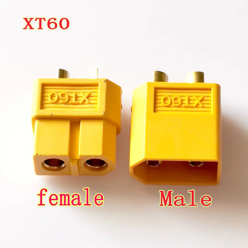 10Pcs XT60 XT-60 Male Female Bullet Connectors Plugs For RC Lipo Battery (5/10 pair) Wholesale
10Pcs XT60 XT-60 Male Female Bullet Connectors Plugs For RC Lipo Battery (5/10 pair) Wholesale