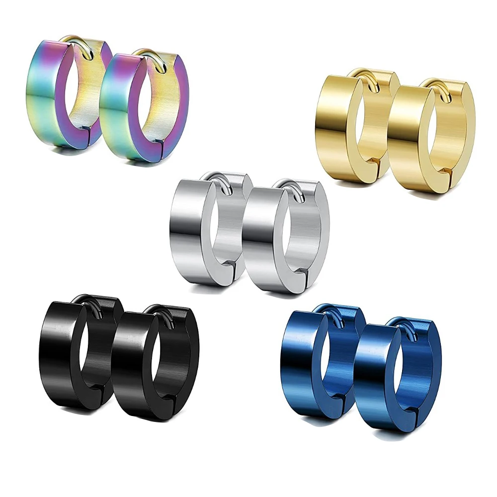 Stainless Steel Mens Womens Hoop Earrings Piercings Huggie Hypoallergenic Unique Small Hoop Earrings for Men Huggie Earrings
Stainless Steel Mens Womens Hoop Earrings Piercings Huggie Hypoallergenic Unique Small Hoop Earrings for Men Huggie Earrings