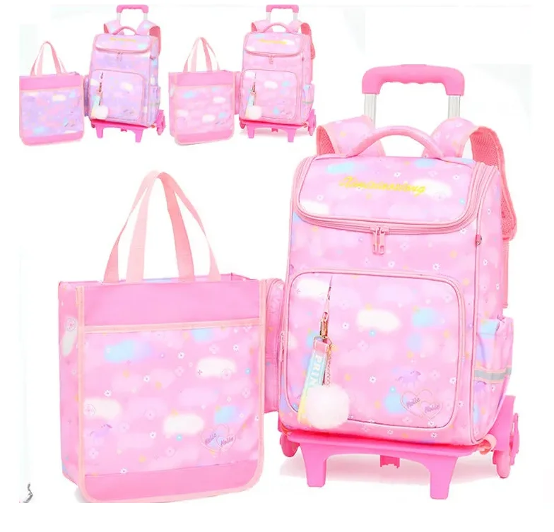 kids School Wheeled backpack Rolling Backpack Bag School Trolley bags with lunch bag girl's Book Bag On Wheels Trolley Backpack
kids School Wheeled backpack Rolling Backpack Bag School Trolley bags with lunch bag girl's Book Bag On Wheels Trolley Backpack