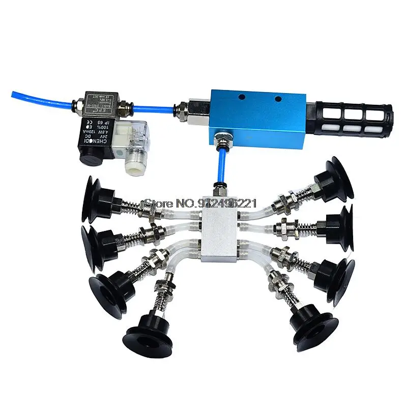 Vacuum Suction Cup Industrial Manipulator Fittings Vacuum Generator Air Exhaust Solenoid Valve Tracheal Muffler Fittings
Vacuum Suction Cup Industrial Manipulator Fittings Vacuum Generator Air Exhaust Solenoid Valve Tracheal Muffler Fittings