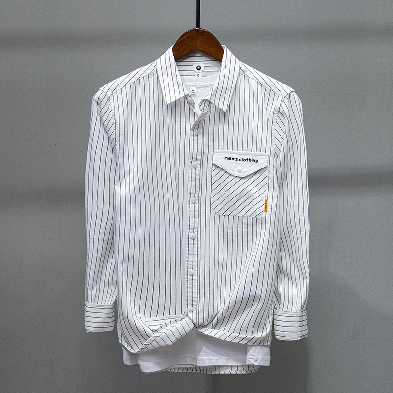 100% Cotton spring new style brand casual shirt men striped long sleeve white shirts for men fashion comfortable shirts male
100% Cotton spring new style brand casual shirt men striped long sleeve white shirts for men fashion comfortable shirts male