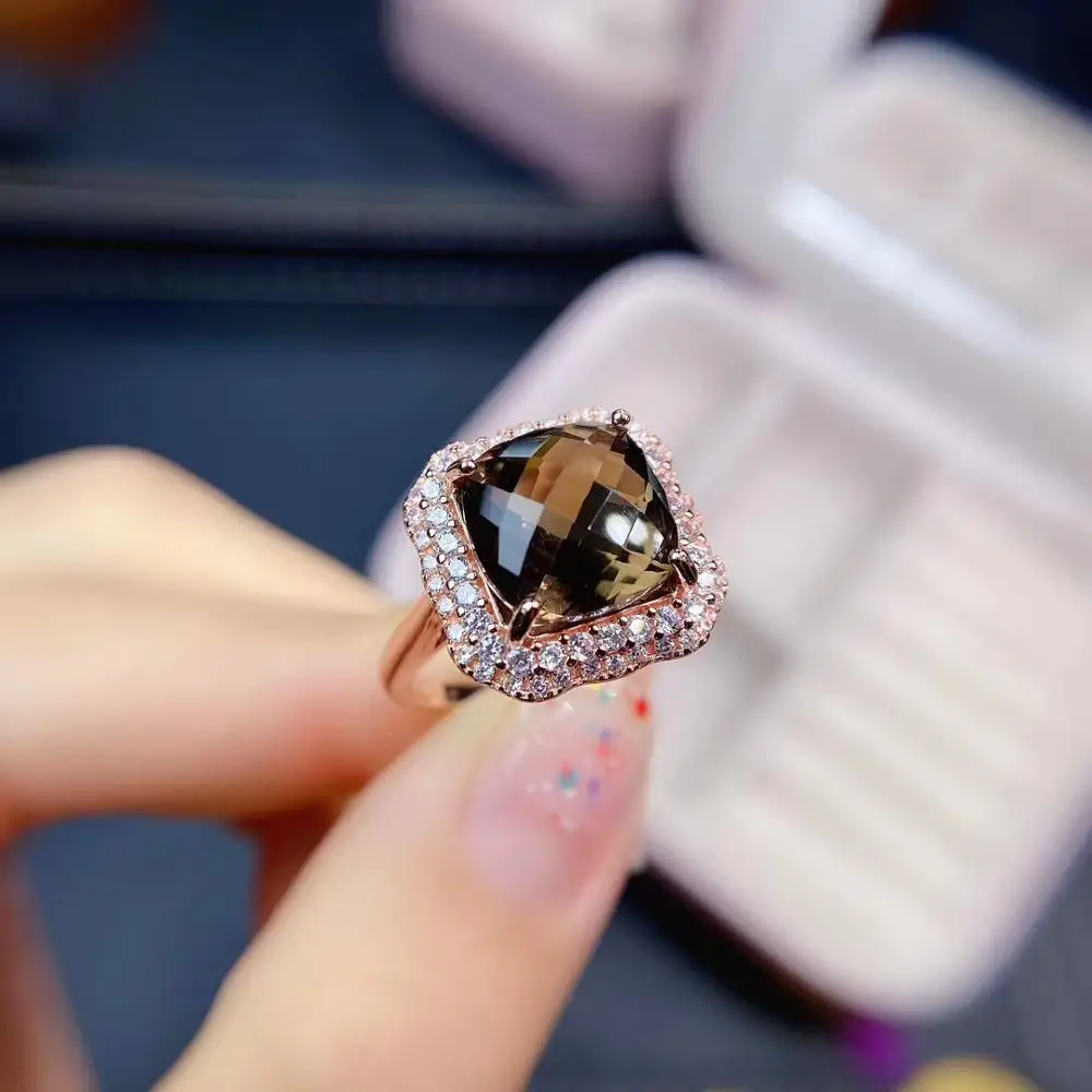 100% Natural and Real Smoky Quartz Ring 925 sterling silver Wholesales Fine jewelry Natural Smoky Quartz Ring
100% Natural and Real Smoky Quartz Ring 925 sterling silver Wholesales Fine jewelry Natural Smoky Quartz Ring