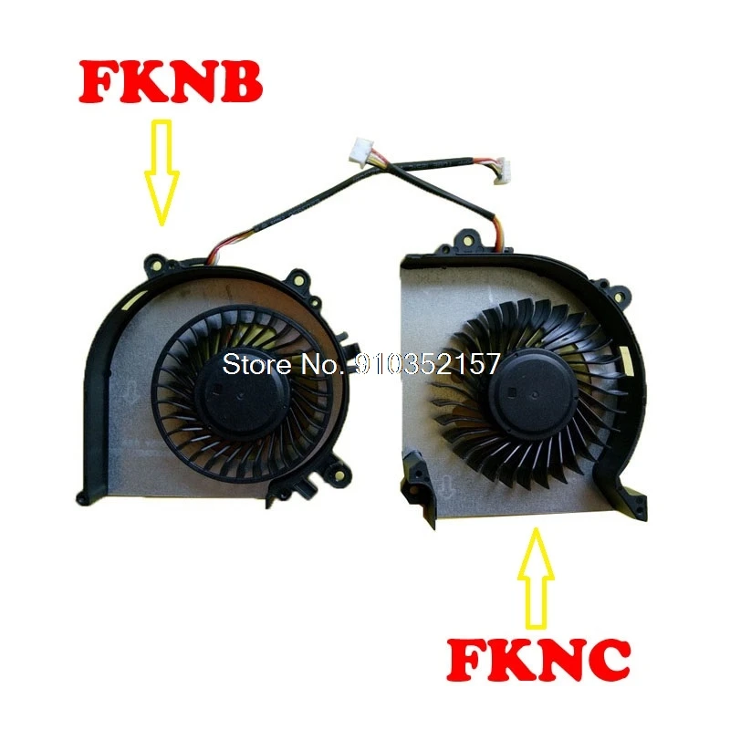Laptop 4PIN CPU GPU FAN For CLEVO NB50TK1 NB55TK1 DFS150705350T FKNC (CPU FAN)DFB451005M20T FKNB (VGA FAN)
Laptop 4PIN CPU GPU FAN For CLEVO NB50TK1 NB55TK1 DFS150705350T FKNC (CPU FAN)DFB451005M20T FKNB (VGA FAN)