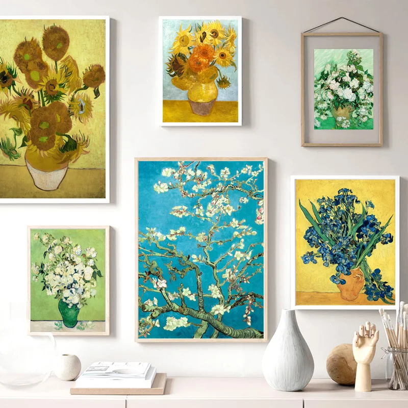 Van Goghs Famous Artworks Wall Art Print Vintage Flowers Nordic Canvas Poster Wall Pictures for Living Room Decor Oil Painting
Van Goghs Famous Artworks Wall Art Print Vintage Flowers Nordic Canvas Poster Wall Pictures for Living Room Decor Oil Painting