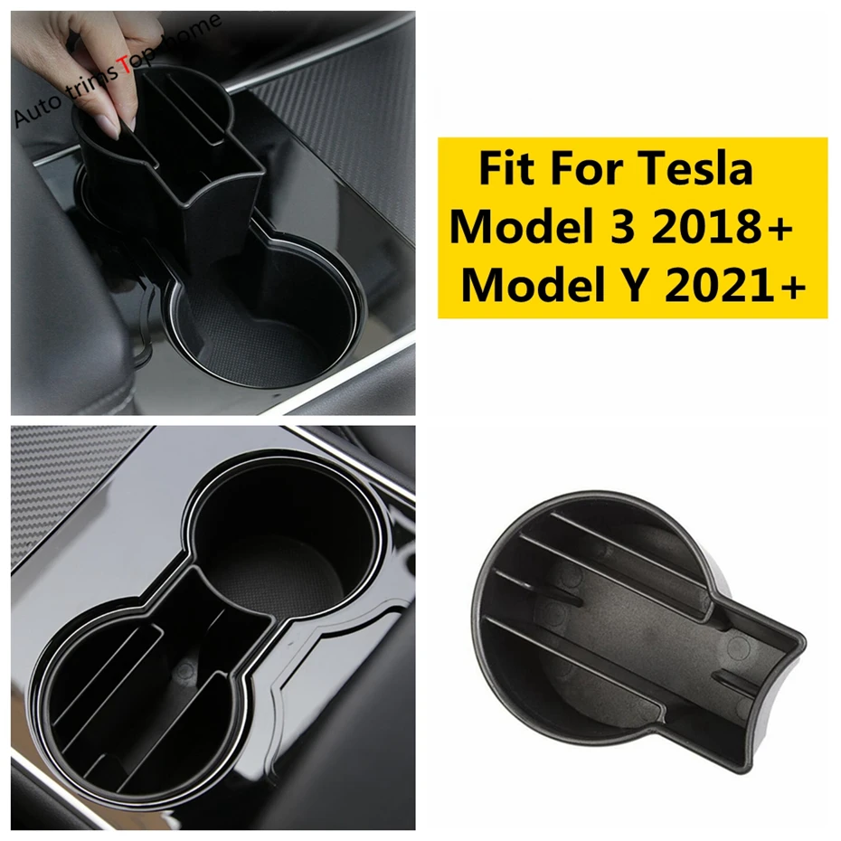 Front Water Cup Holder Container Storage Box Cover Trim Accessories For Tesla Model 3 2018 - 2021 / Model Y 2021 2022 Interior
Front Water Cup Holder Container Storage Box Cover Trim Accessories For Tesla Model 3 2018 - 2021 / Model Y 2021 2022 Interior