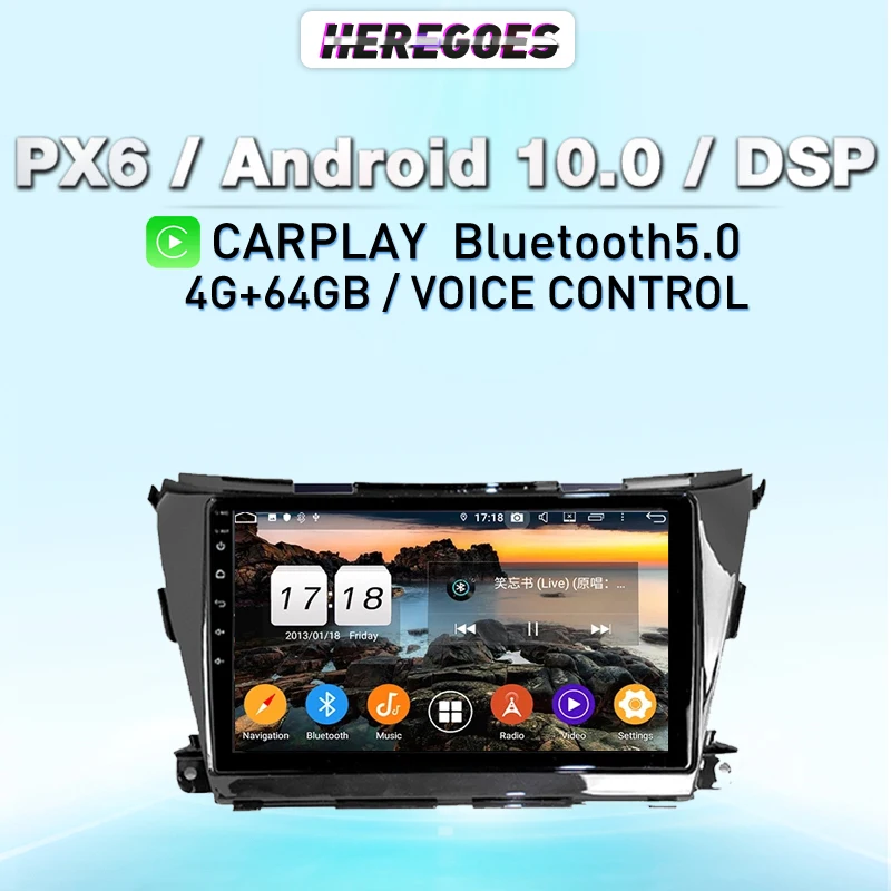 Автомобильный мультимедийный плеер Carplay PX6, Android 11,0, 4G + 2020 ГБ, GPS, RDS, Wi-Fi, Bluetooth, стерео, для Nissan Morano 2015-128
Автомобильный мультимедийный плеер Carplay PX6, Android 11,0, 4G + 2020 ГБ, GPS, RDS, Wi-Fi, Bluetooth, стерео, для Nissan Morano 2015-128