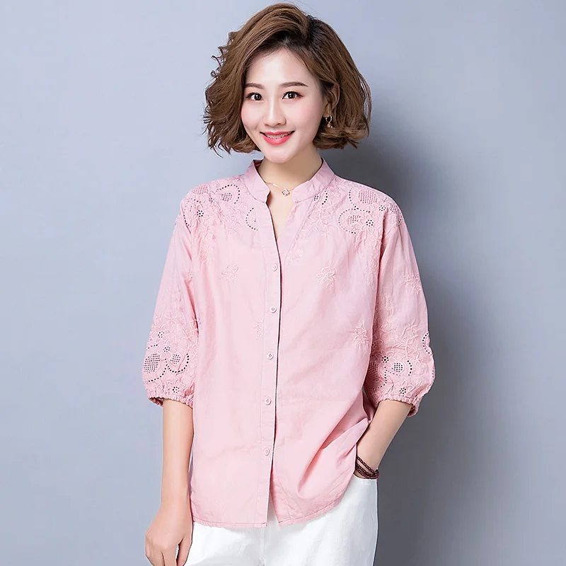 Summer Women's White Shirt Blouse Pure Cotton Korean Clothes Shirts Women 2020 Vintage Womens Tops and Blouses KJ5722
Summer Women's White Shirt Blouse Pure Cotton Korean Clothes Shirts Women 2020 Vintage Womens Tops and Blouses KJ5722