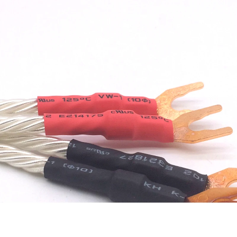 Hi-End pure Red copper Y spade 7N OFC Silver Plated Jumper audio Cable hifi speaker Jumper speaker cable
Hi-End pure Red copper Y spade 7N OFC Silver Plated Jumper audio Cable hifi speaker Jumper speaker cable