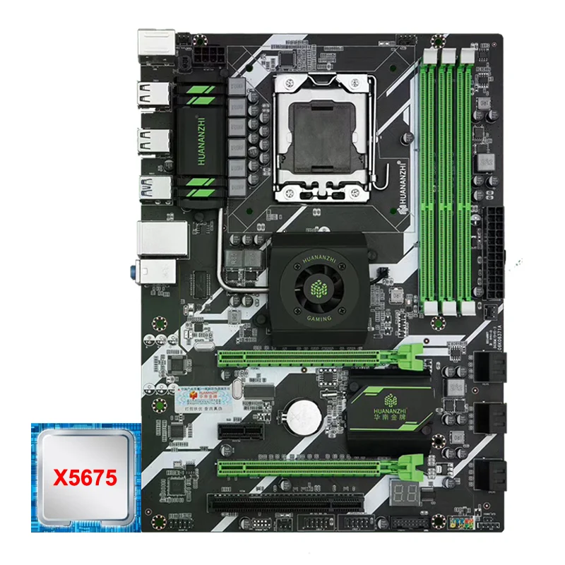 HUANANZHI X58 Deluxe LGA1366 Motherboard with CPU Intel Xeon X5675 3.06GHz Computer Hardware Center DIY Service 2 Years Warranty
HUANANZHI X58 Deluxe LGA1366 Motherboard with CPU Intel Xeon X5675 3.06GHz Computer Hardware Center DIY Service 2 Years Warranty