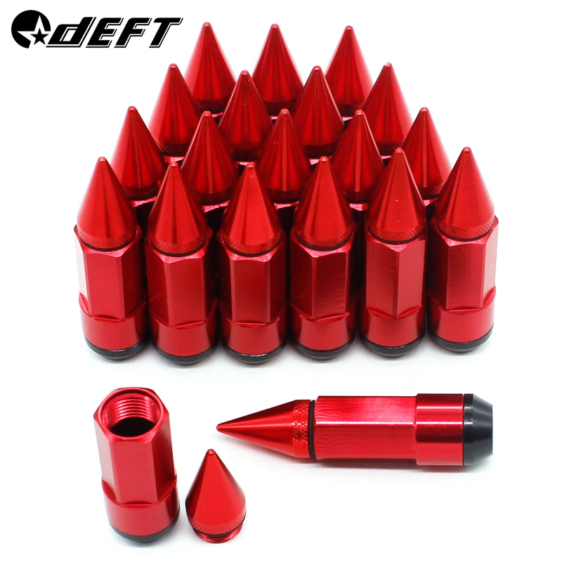 DEFT Blox 20Pcs M12X1.25/1.5 Spiked Aluminum 60MM Extended Tuner Car Wheels Rims Lug Nuts Racing Universal
DEFT Blox 20Pcs M12X1.25/1.5 Spiked Aluminum 60MM Extended Tuner Car Wheels Rims Lug Nuts Racing Universal