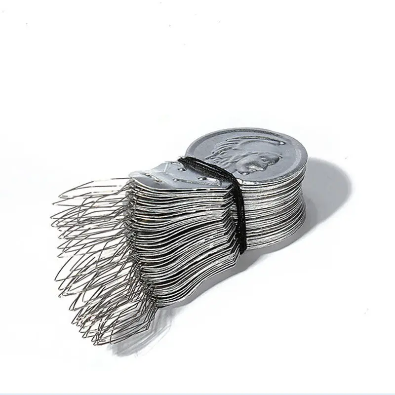 50Pcs Bow Wire Needle Threader Stitch Insertion Machine Hand Sewing Thread Leading Tool Appr.41*17*0.4mm/1.61*0.66*0.01"
50Pcs Bow Wire Needle Threader Stitch Insertion Machine Hand Sewing Thread Leading Tool Appr.41*17*0.4mm/1.61*0.66*0.01"