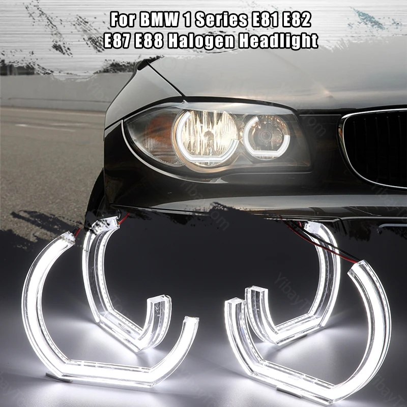 Фары для BMW 1 серии E81 E82 E87 E88 gen, Стайлинг автомобиля, высокое качество, стиль DTM, белые Кристальные Светодиодные глаза ангела
Фары для BMW 1 серии E81 E82 E87 E88 gen, Стайлинг автомобиля, высокое качество, стиль DTM, белые Кристальные Светодиодные глаза ангела