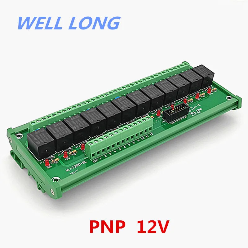 DIN Rail Mount 12 Channel PNP Type 12V 15A Power Relay Interface Module,HF JQC-3FF-12V-1ZS Relay.
DIN Rail Mount 12 Channel PNP Type 12V 15A Power Relay Interface Module,HF JQC-3FF-12V-1ZS Relay.