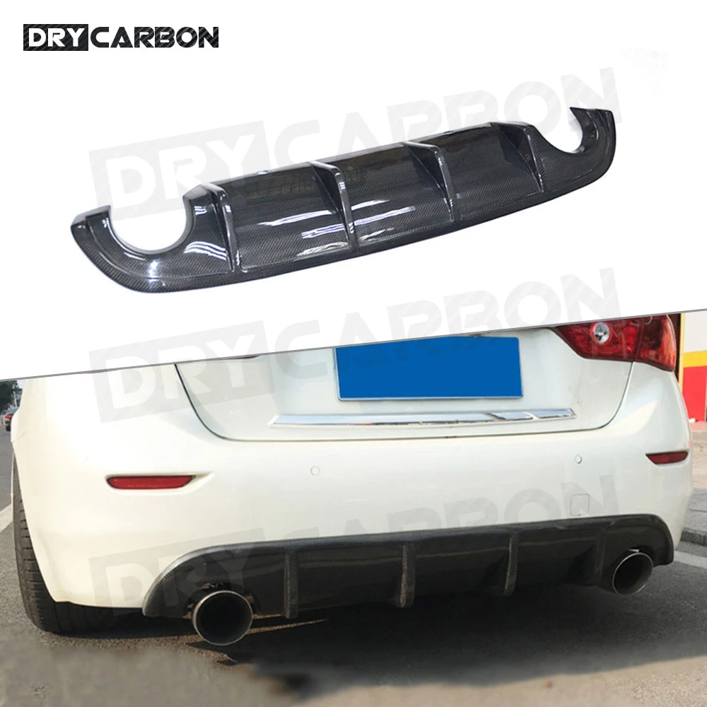 Carbon Fiber Rear Bumper Lip Diffuser for Infiniti Q50 Q50S 2014 - 2017 Add On Style Diffuser Spoiler FRP Bumper Guard Bodykit
Carbon Fiber Rear Bumper Lip Diffuser for Infiniti Q50 Q50S 2014 - 2017 Add On Style Diffuser Spoiler FRP Bumper Guard Bodykit