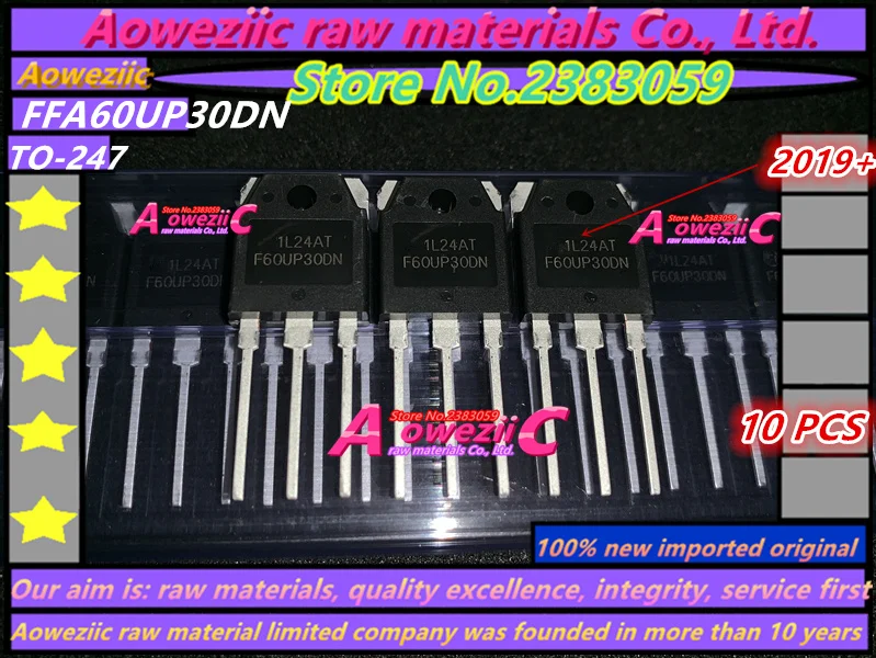Aoweziic 2019+ 100% new imported original F60UP30DN FF60UP30DN FFA60UP30DN TO-247 fast recovery diode 60V 300V
Aoweziic 2019+ 100% new imported original F60UP30DN FF60UP30DN FFA60UP30DN TO-247 fast recovery diode 60V 300V