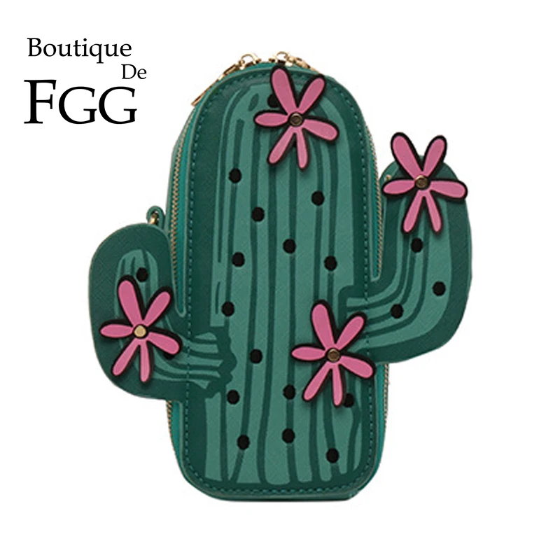 Boutique De FGG Cute Cactus Shape Designer Handbags Women Crossbody Bags Chain Shoulder Messenger Bags Bolsa Feminina
Boutique De FGG Cute Cactus Shape Designer Handbags Women Crossbody Bags Chain Shoulder Messenger Bags Bolsa Feminina