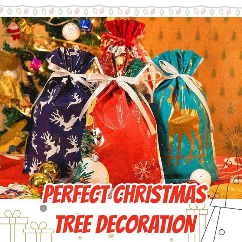 10/15pcs Christmas Gift Bags Merry Christmas Holiday Party Diy Happy New Year Decorations Xmas Drawstring Bags
10/15pcs Christmas Gift Bags Merry Christmas Holiday Party Diy Happy New Year Decorations Xmas Drawstring Bags
