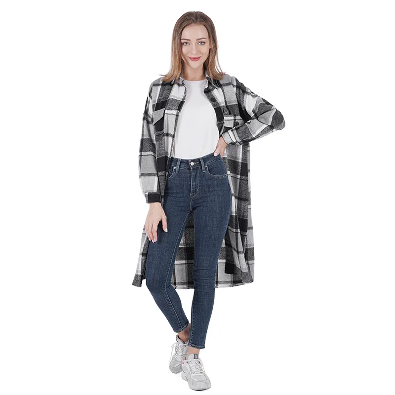 Idopy Women's Fashion Cute Plaid Fall Color Block Plaid Flannel Jacket Button Down Long Shirt Coat Tops
Idopy Women's Fashion Cute Plaid Fall Color Block Plaid Flannel Jacket Button Down Long Shirt Coat Tops