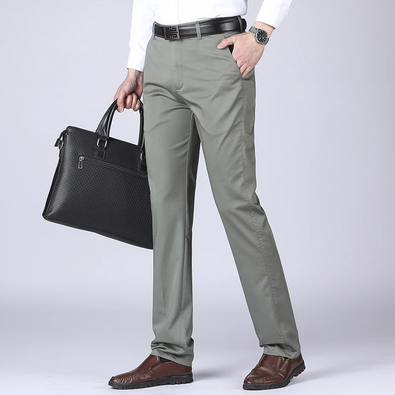 Men's Trousers Middle-aged Men Trousers Thin Casual Loose Pant Solid Color High Waist Man Trouser Pants for Male Large Size
Men's Trousers Middle-aged Men Trousers Thin Casual Loose Pant Solid Color High Waist Man Trouser Pants for Male Large Size