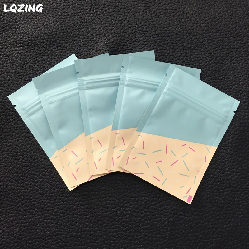 Small Matte Aluminium Foil Zipper Lock Soap Bag Handmade Candy Sweet Snack Nuts Tea Heat Sealing Food Storage Pouches Packaging
Small Matte Aluminium Foil Zipper Lock Soap Bag Handmade Candy Sweet Snack Nuts Tea Heat Sealing Food Storage Pouches Packaging