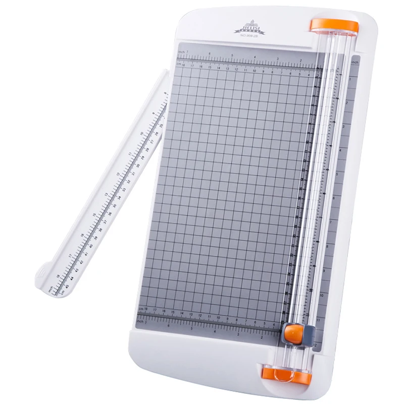 909-2A/2B series paper cutter A4 paper cutter Manual paper cutter Photo cutting Folding ruler design Office paper cutter
909-2A/2B series paper cutter A4 paper cutter Manual paper cutter Photo cutting Folding ruler design Office paper cutter