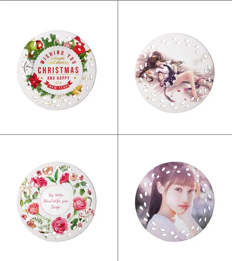 100pcs/lot Sublimation Blanks Christmas Decoration Ceramic Pendant for Sublimation INk Transfer Printing Heat Press
100pcs/lot Sublimation Blanks Christmas Decoration Ceramic Pendant for Sublimation INk Transfer Printing Heat Press