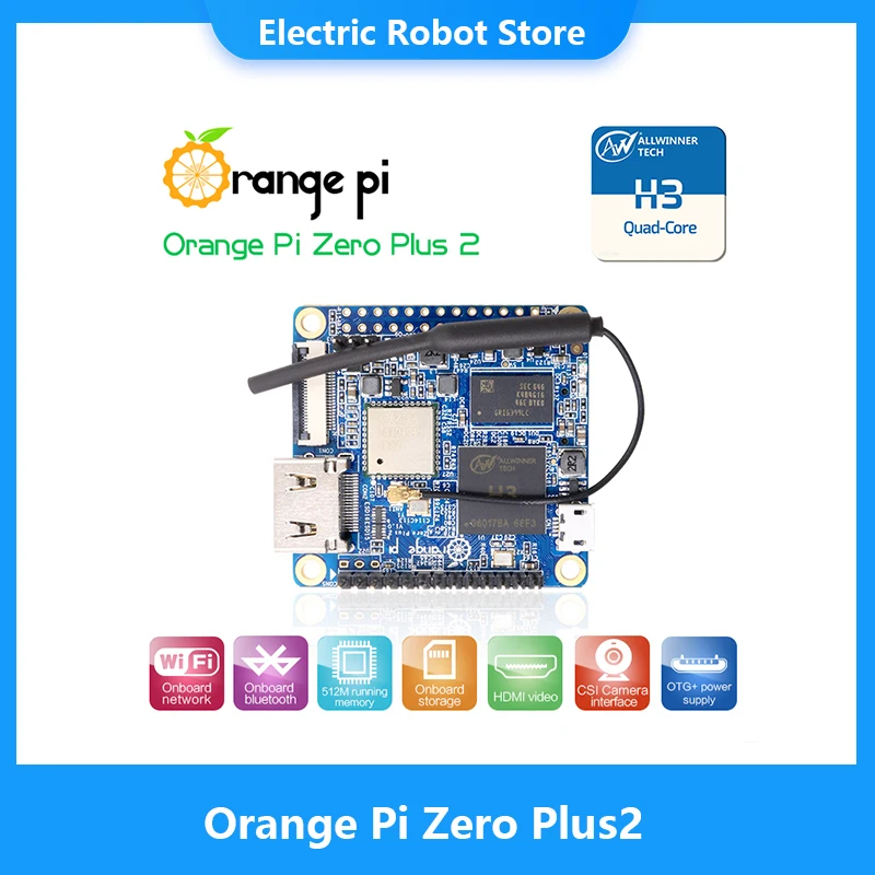 Orange Pi Zero Plus2 H3, Allwinner 512 МБ ОЗУ, мини-ПК планшет, запуск Android 4,4, Ubuntu, изображение Debian
Orange Pi Zero Plus2 H3, Allwinner 512 МБ ОЗУ, мини-ПК планшет, запуск Android 4,4, Ubuntu, изображение Debian