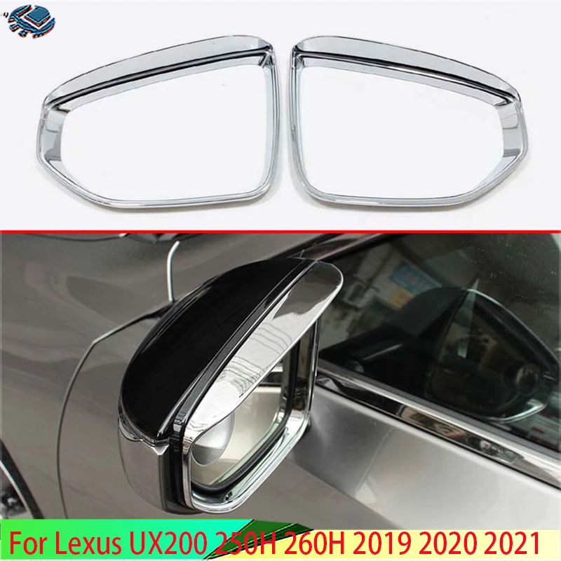 For Lexus UX200 250H 260H 2019 2020 2021 ABS Chrome Rearview Mirror Rain Shade Rainproof Blades Car Back Mirror Eyebrow Rain
For Lexus UX200 250H 260H 2019 2020 2021 ABS Chrome Rearview Mirror Rain Shade Rainproof Blades Car Back Mirror Eyebrow Rain