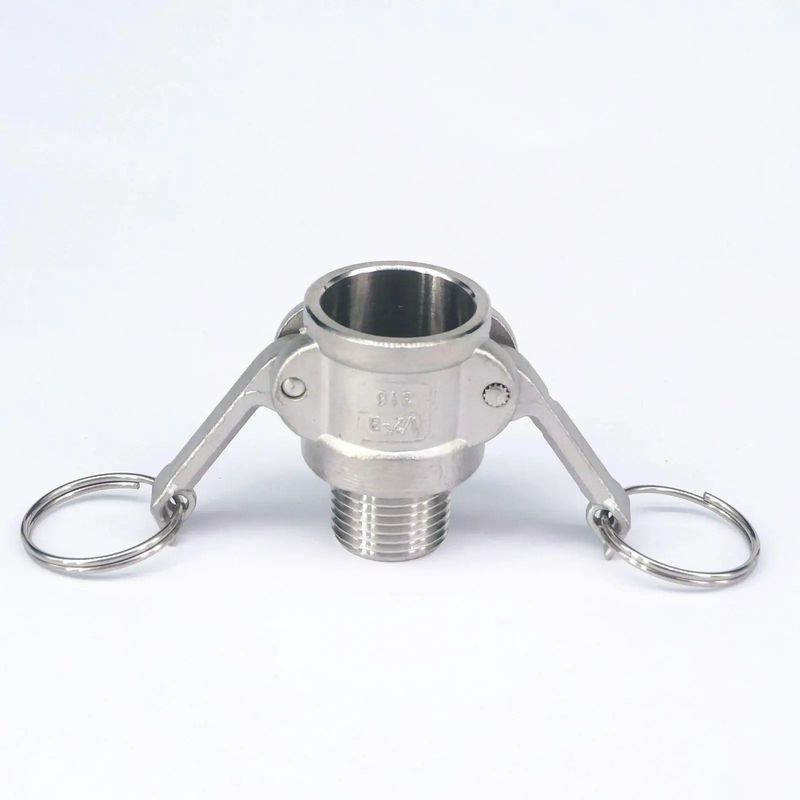1/2 "BSP наружная резьба 304 из нержавеющей стали Тип B, штуцер Camlock, кулачковый и пазовый соединитель
1/2 "BSP наружная резьба 304 из нержавеющей стали Тип B, штуцер Camlock, кулачковый и пазовый соединитель