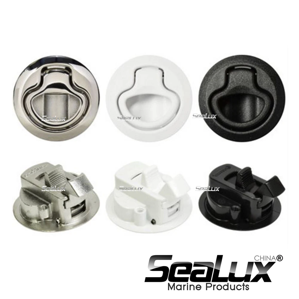 Sealux 1Pcs Round Flush Pull Slam Latch Stainless steel 316 for RV Boat Marine Deck Hatch Door Replacement
Sealux 1Pcs Round Flush Pull Slam Latch Stainless steel 316 for RV Boat Marine Deck Hatch Door Replacement