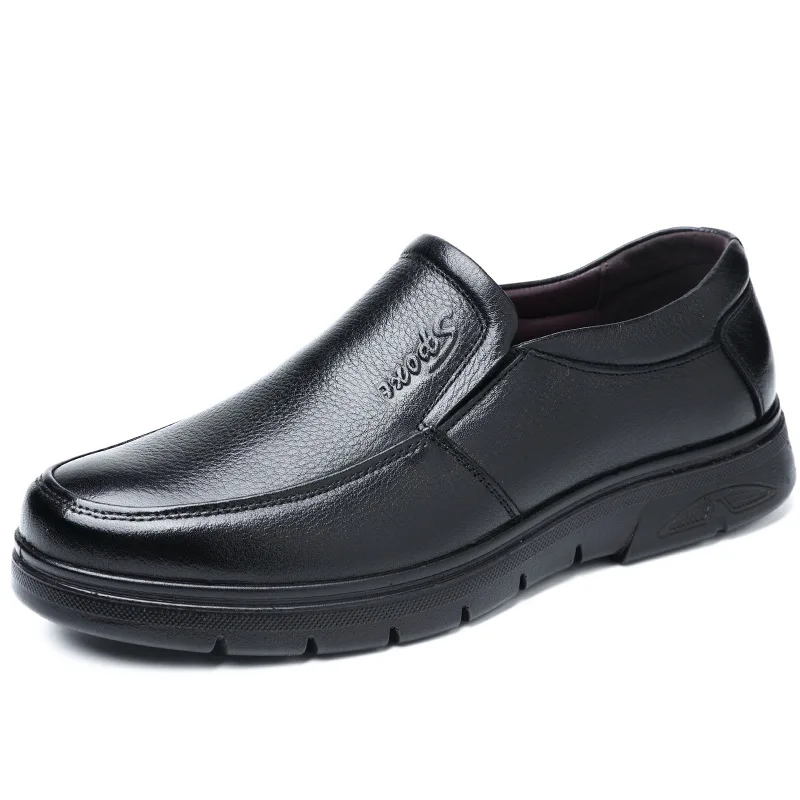New 2020 Men Dress Shoes Genuine Leather Breathable Middle Aged Business Round Toe Wedding Footwear Male Flat 896
New 2020 Men Dress Shoes Genuine Leather Breathable Middle Aged Business Round Toe Wedding Footwear Male Flat 896