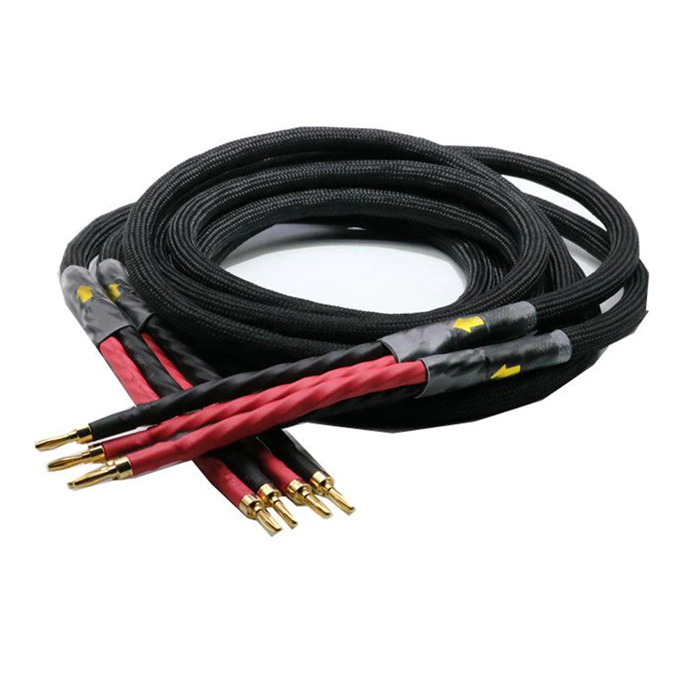 1 Pair HI-End OFC Speaker Cable HIFI Audiophile Cable Hifi audio amplifier speaker cable
1 Pair HI-End OFC Speaker Cable HIFI Audiophile Cable Hifi audio amplifier speaker cable