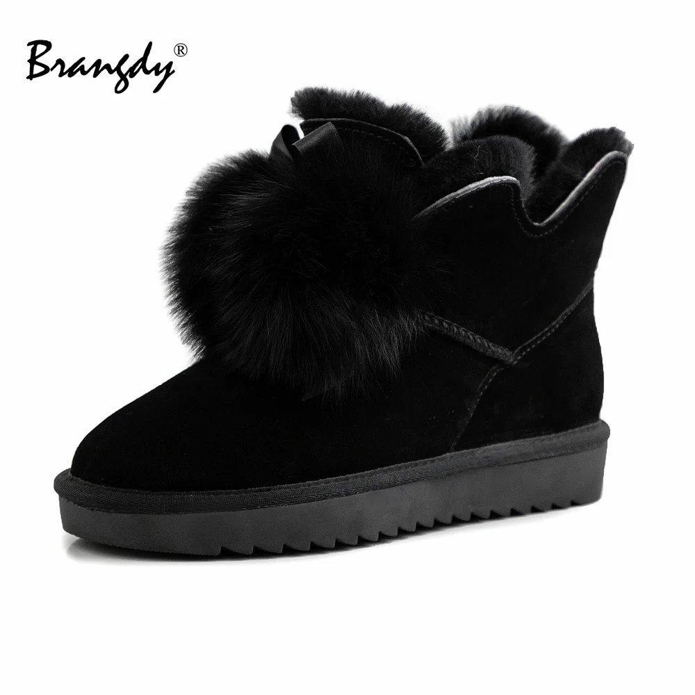 Brangdy Fashion Women Ankle Winter Snow Boots Genuine Leather Wool Women Shoes Chunky Round Toe Женские сапогиWith Warm Fur
Brangdy Fashion Women Ankle Winter Snow Boots Genuine Leather Wool Women Shoes Chunky Round Toe Женские сапогиWith Warm Fur