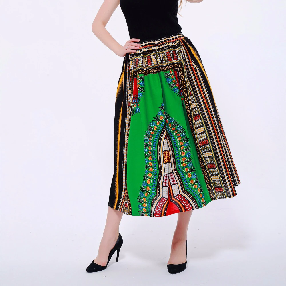 2019 Newest African Fashion African Dashiki 100% Cotton Vintage Ladies Dashiki Floral Print Mid-Calf Skirt
2019 Newest African Fashion African Dashiki 100% Cotton Vintage Ladies Dashiki Floral Print Mid-Calf Skirt