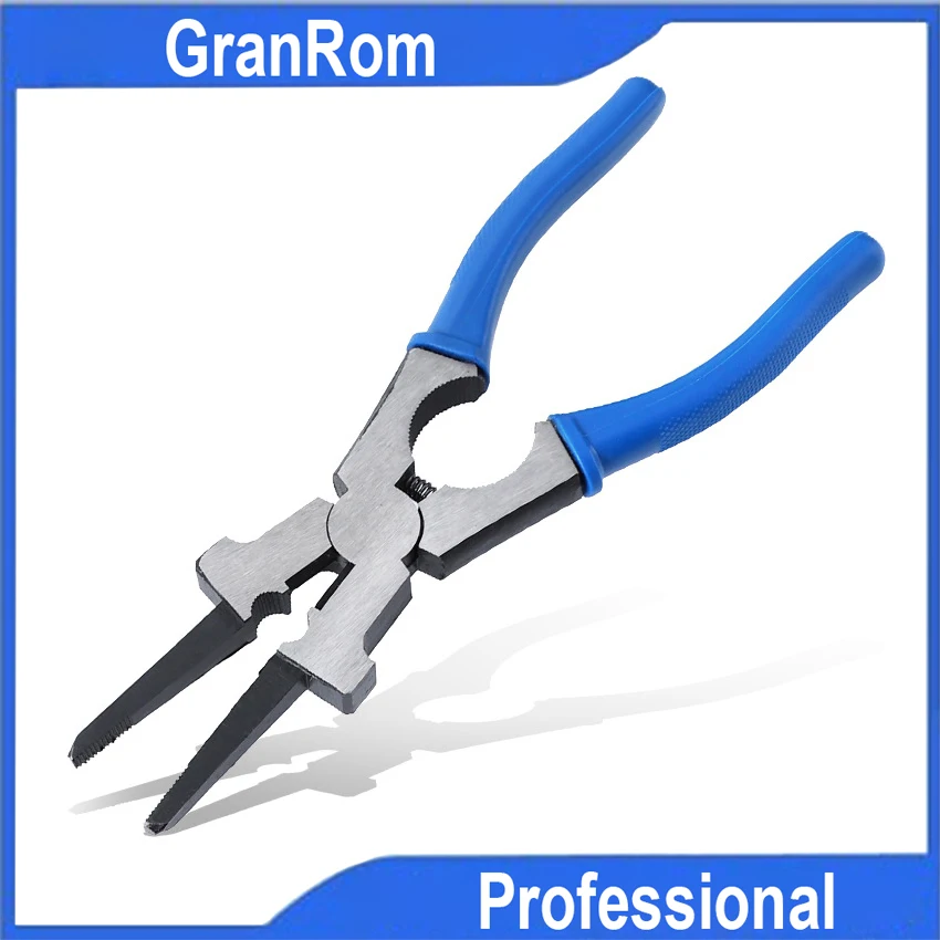 8" Welding Pliers Special-Shaped Welding Tongs Wire Drawing Multi-function Welding Auxiliary Tool For Electric Welders
8" Welding Pliers Special-Shaped Welding Tongs Wire Drawing Multi-function Welding Auxiliary Tool For Electric Welders